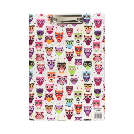 Clipboard Deska Biurfol A4 PCV, Sowy